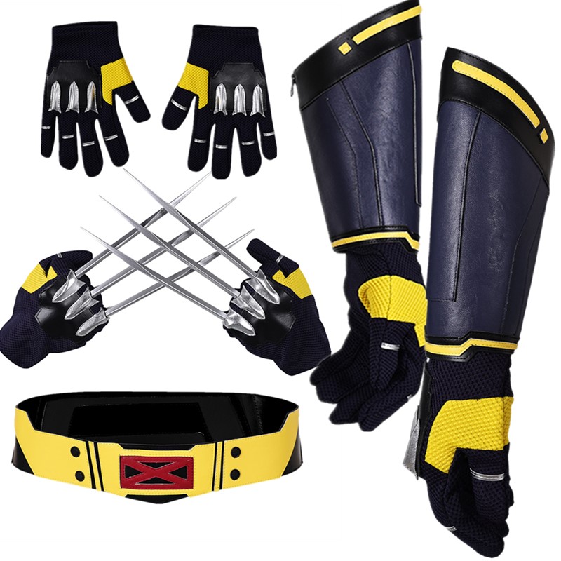 Leatherwork Fasteners - Wolf Logan Cosplay Belt Gloves Claws