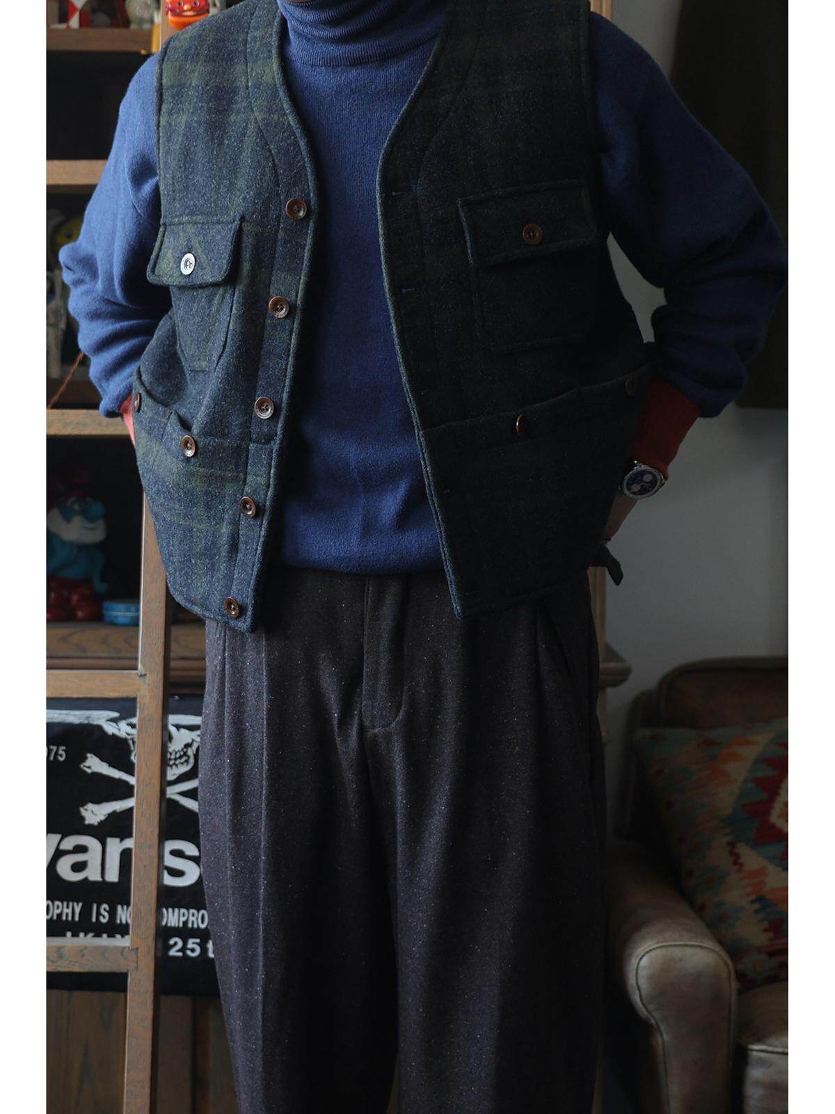 Secondorder FW24 6 Pockets Wor - Leather Work Vest For Men 评论和价格