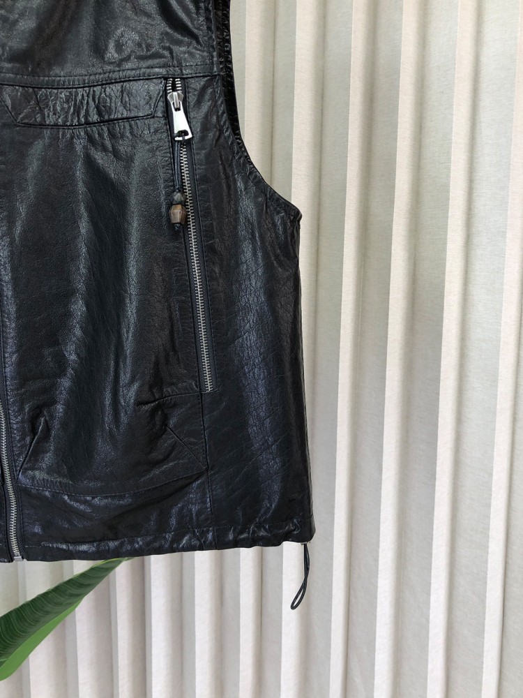 Work Ladies Casual Genuine Lea - Leather Work Jacket With Hood 评论和价格