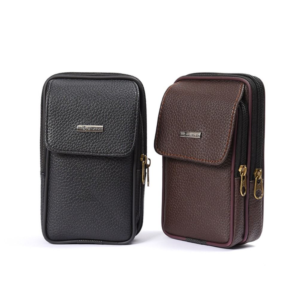 Casual PU Leather Men Waist Ba - Leatherwork Fasteners 评论和价格