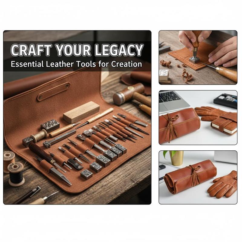 72 PCS Leather Crafting Suppli - Leather Workshop 评论和价格