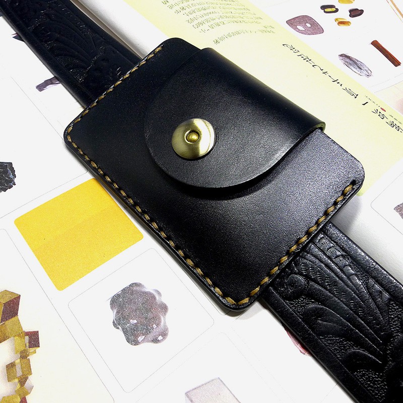 Blongk Ultra thin Waist Bag Ge - Leatherwork Fasteners 评论和价格