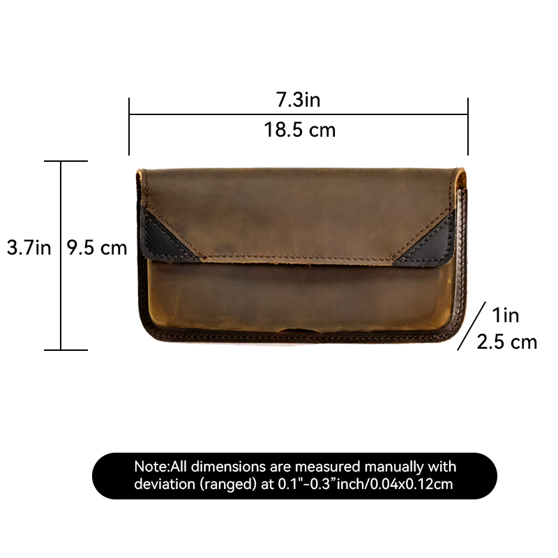Genuine Leather Waist Bag for  - Leatherwork Fasteners 评论和价格