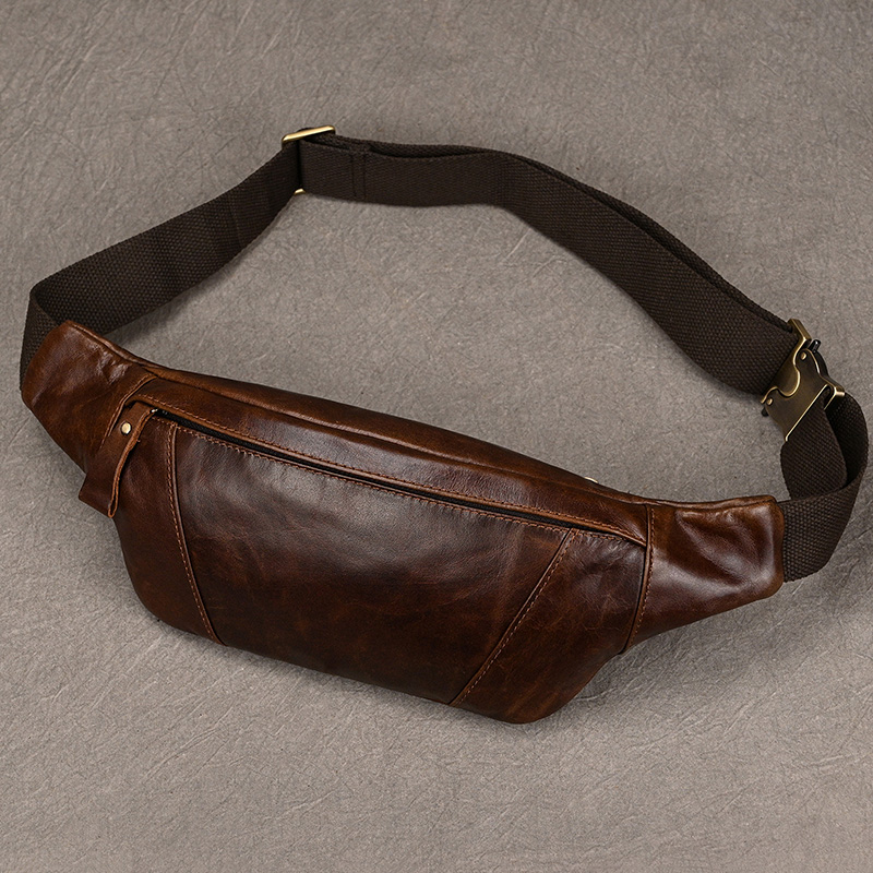 Men's Leather Chest Bags Cross - Leatherwork Fasteners 评论和价格