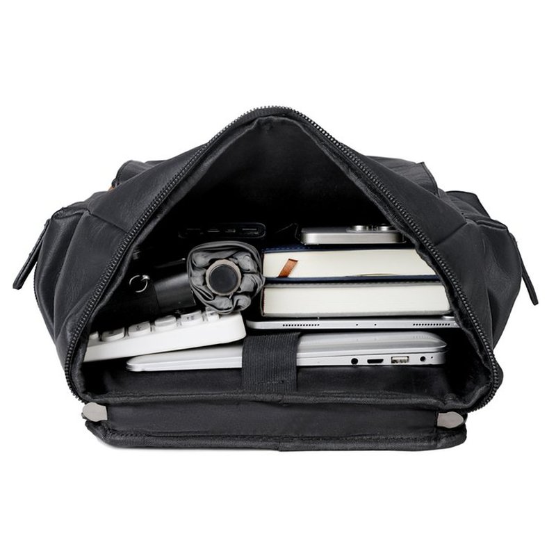 New Vintage Men's Leather Back - Leather Work Bag Mens 评论和价格