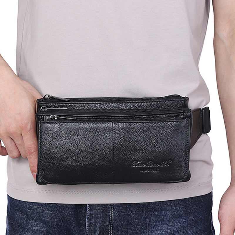 Men Waist Fanny Pack Belt Hip  - Leatherwork Fasteners 评论和价格