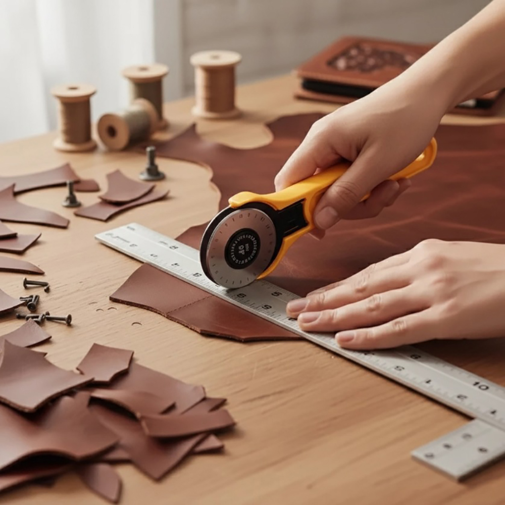45mm Rotary Fabric Cutter Leat - Leather Workshop 评论和价格