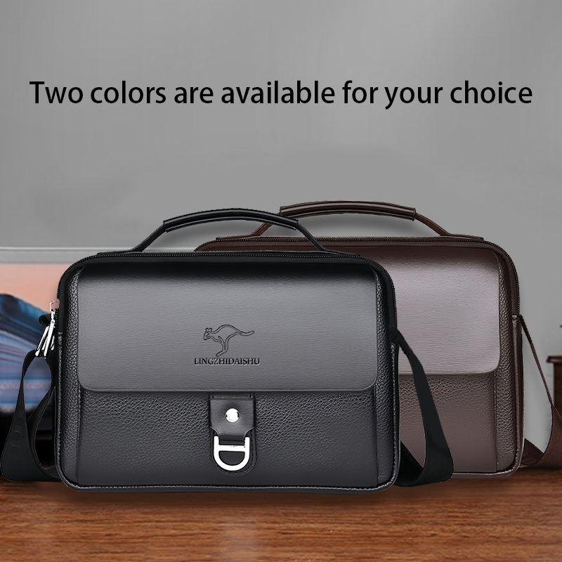Durable Wear-resistant Two-ton - Leather Work Bag Mens 评论和价格