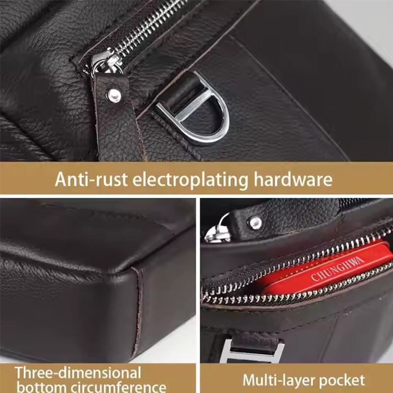 BULLCAPTAIN Mens Leather Messe - Leather Work Handbag 评论和价格
