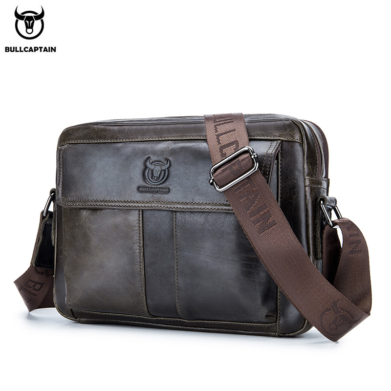 BULLCAPTAIN Genuine Leather Me - Leather Work Bag Mens 评论和价格