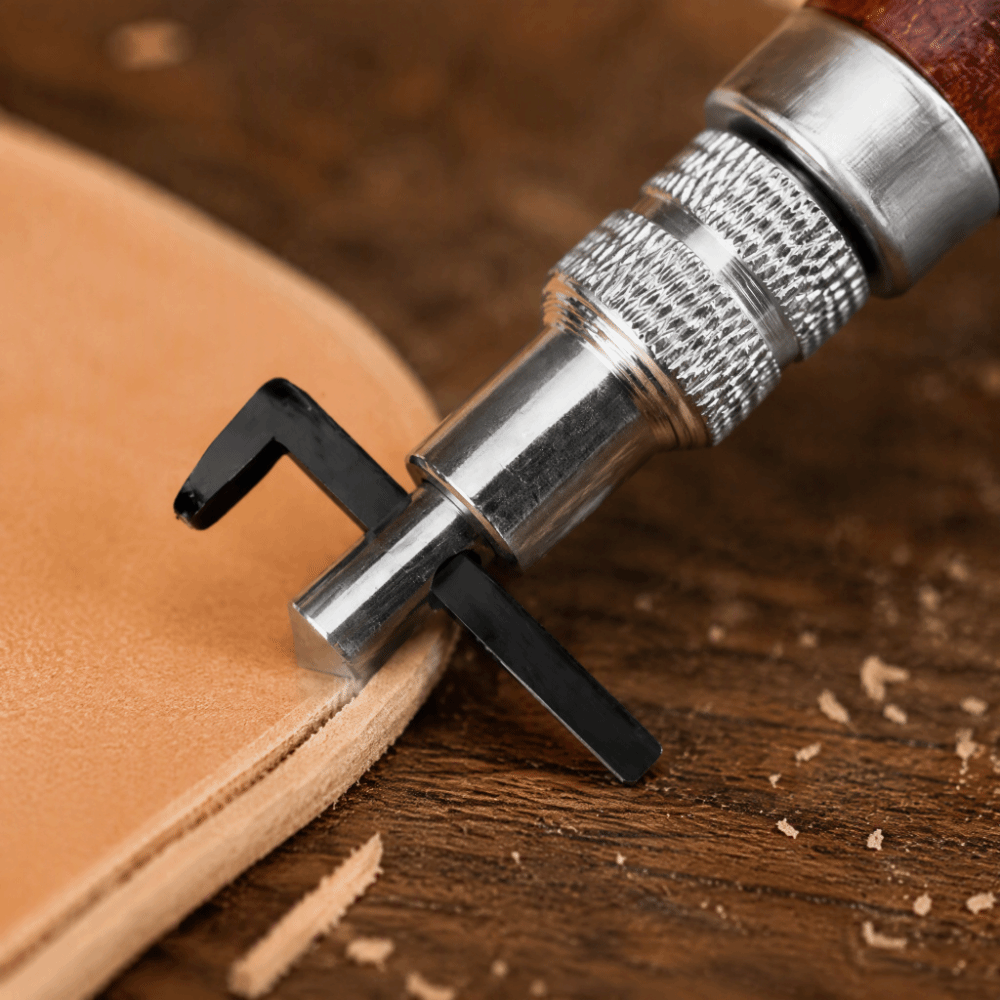 Adjustable Depth Leather Groov - Groover Stitching Tool 评论和价格