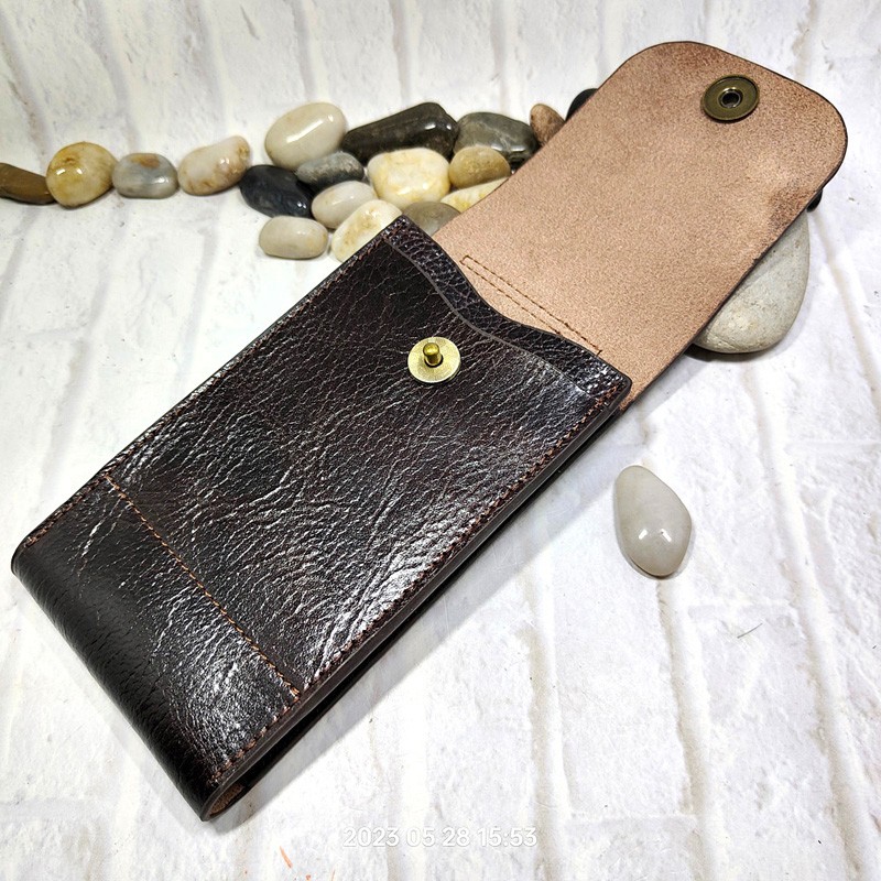 Mobile Phone Waist Bag Holster - Leatherwork Fasteners 评论和价格