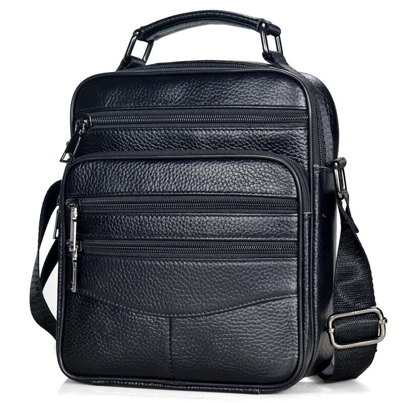 Men Genuine Leather Handbags M - Leather Work Bag Mens 评论和价格