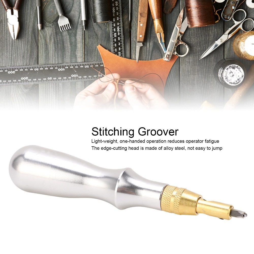 7pcs Aluminum Handle Stitching - Groover Stitching Tool 评论和价格