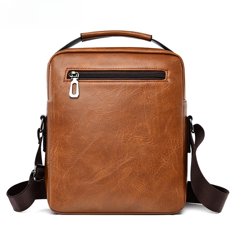 Hot Fashion Korean Style Men C - Leather Work Bag Mens 评论和价格