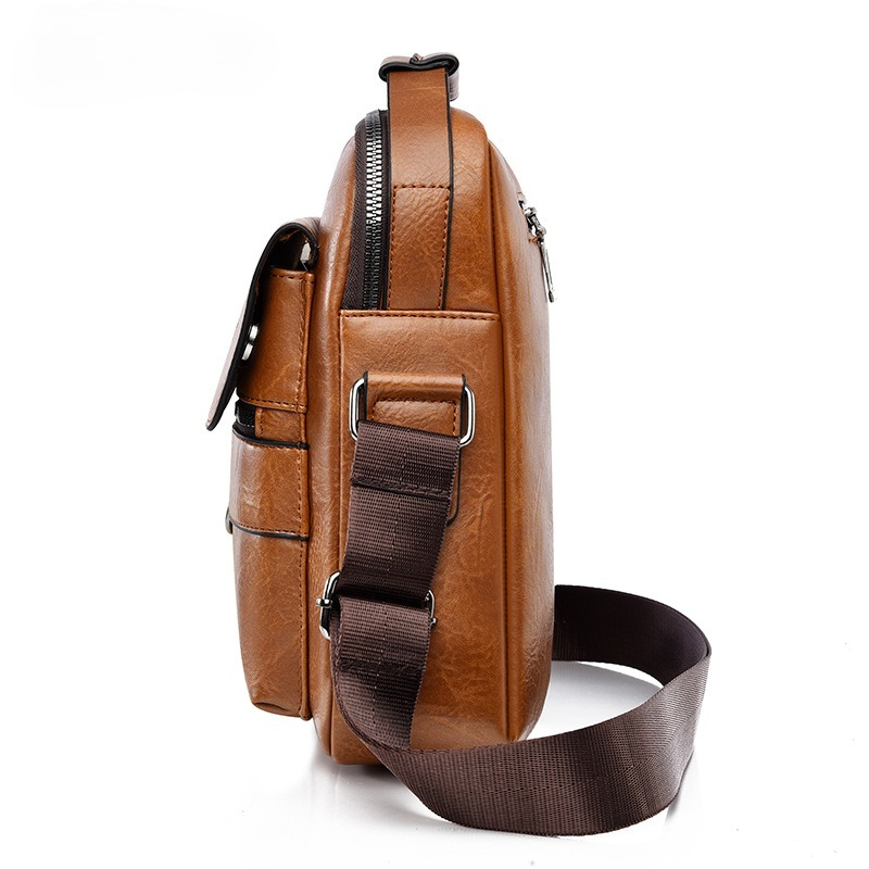 Hot Fashion Korean Style Men C - Leather Work Bag Mens 评论和价格