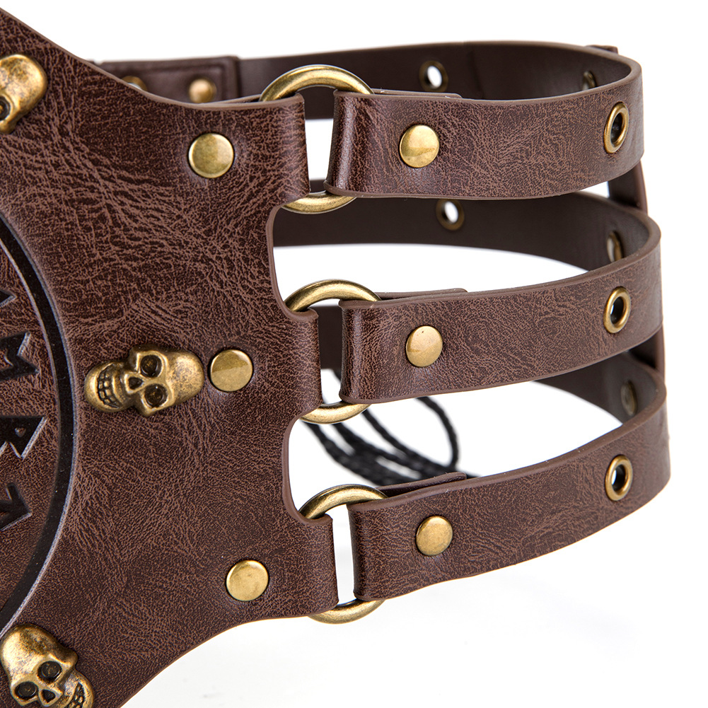 Medieval wide corset belt, Vik - Leatherwork Fasteners 评论和价格