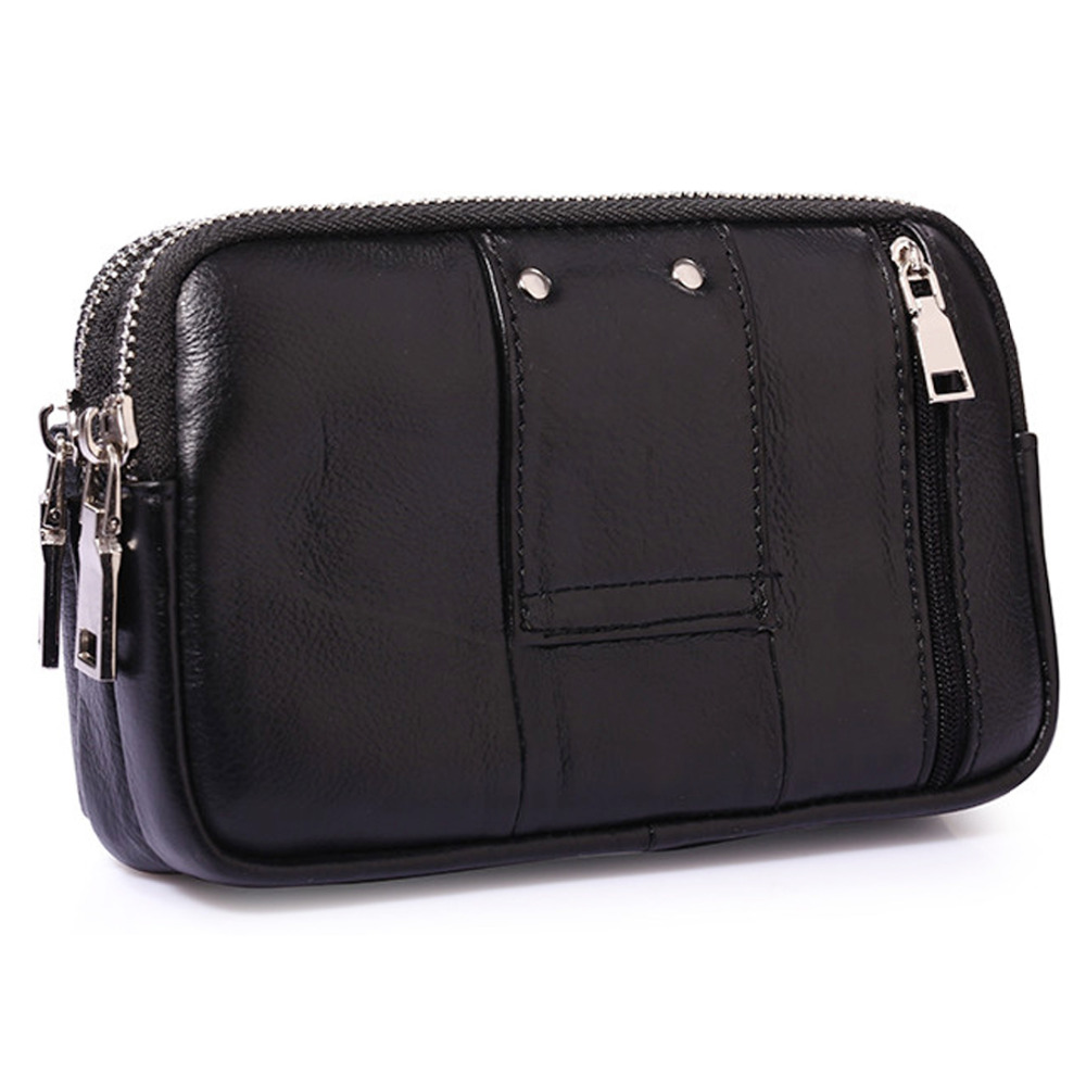 Men Genuine Leather Waist Fann - Leatherwork Fasteners 评论和价格