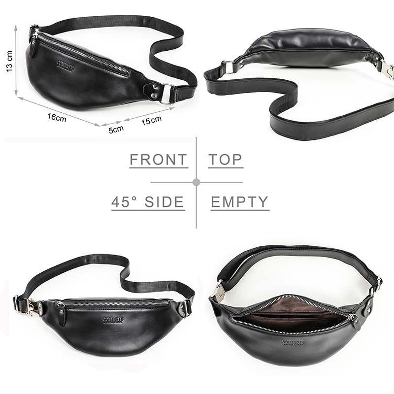 CONTACT'S Men Waist Packs Genu - Leatherwork Fasteners 评论和价格