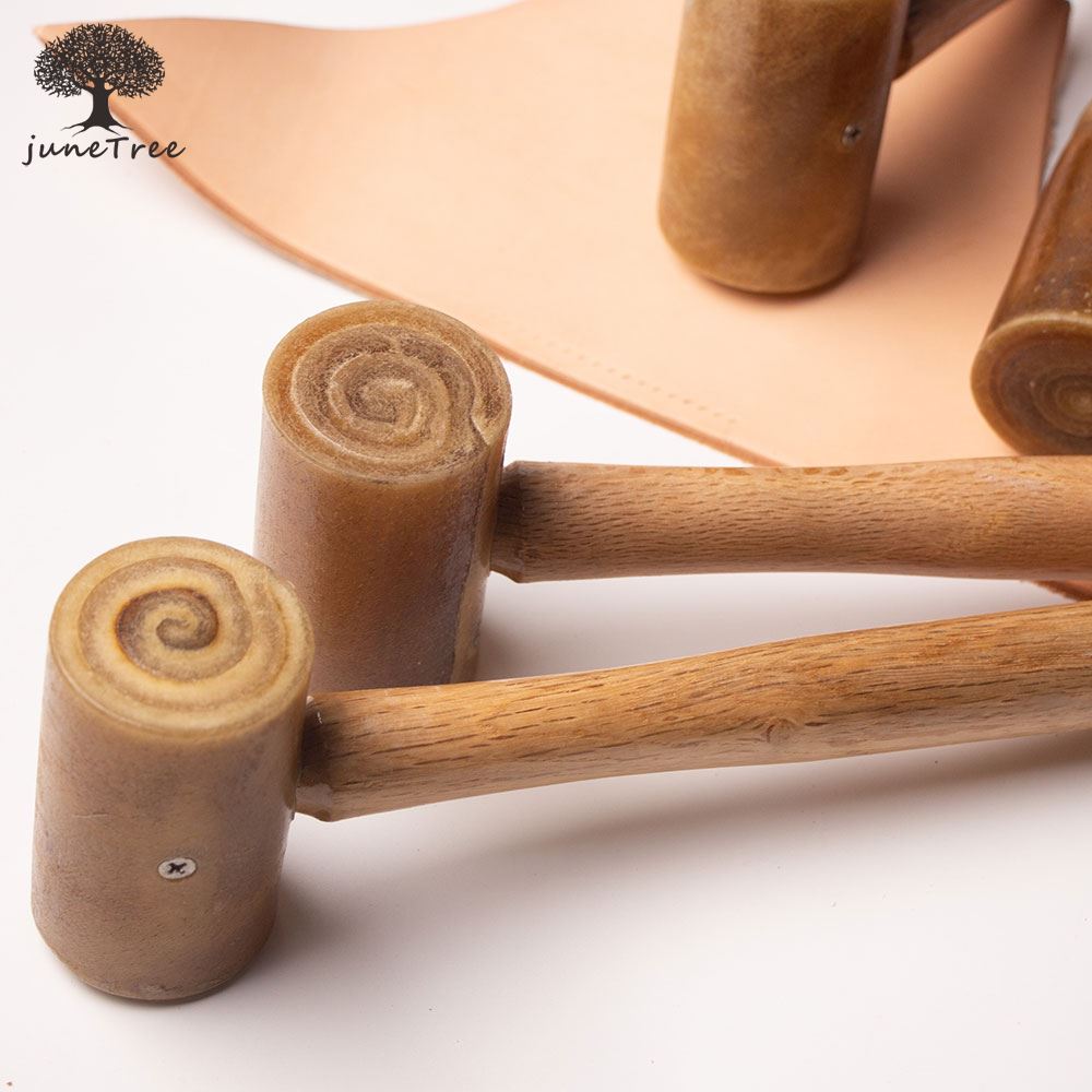Junetree Raw Cowhide Mallet Le - Mallet Rawhide Craft 评论和价格