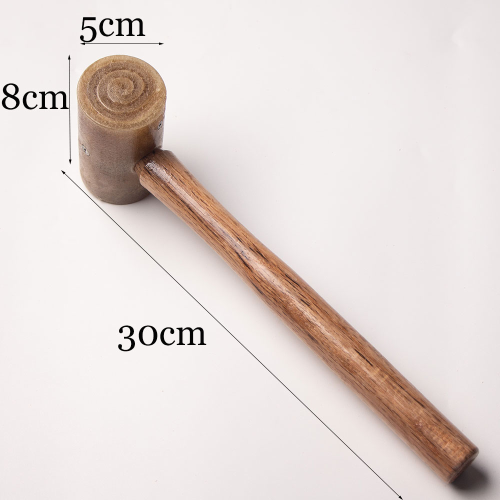 Junetree Raw Cowhide Mallet Le - Mallet Rawhide Craft 评论和价格