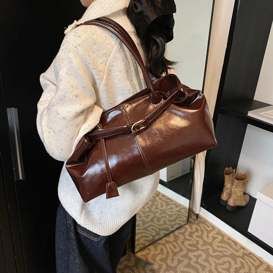 Winter Oil PU Leather Hobo Han - Leather Workshop 评论和价格