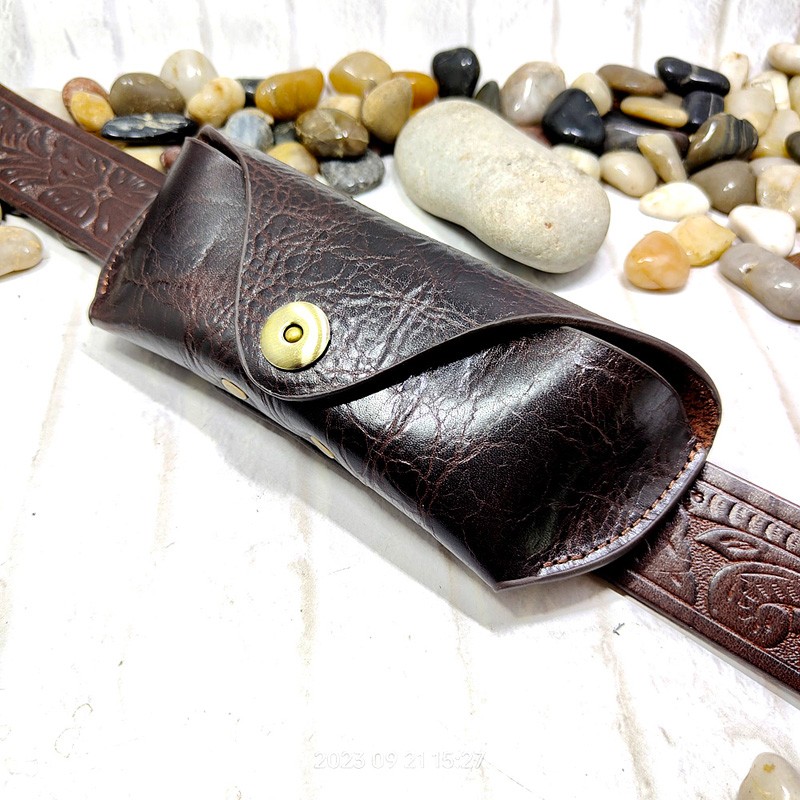 Blongk Glasses Case Waist Bag  - Leatherwork Fasteners 评论和价格