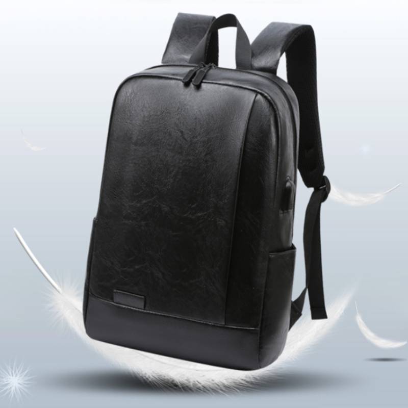 Men Fashionable Backpack PU Le - Leather Work Bag Mens 评论和价格
