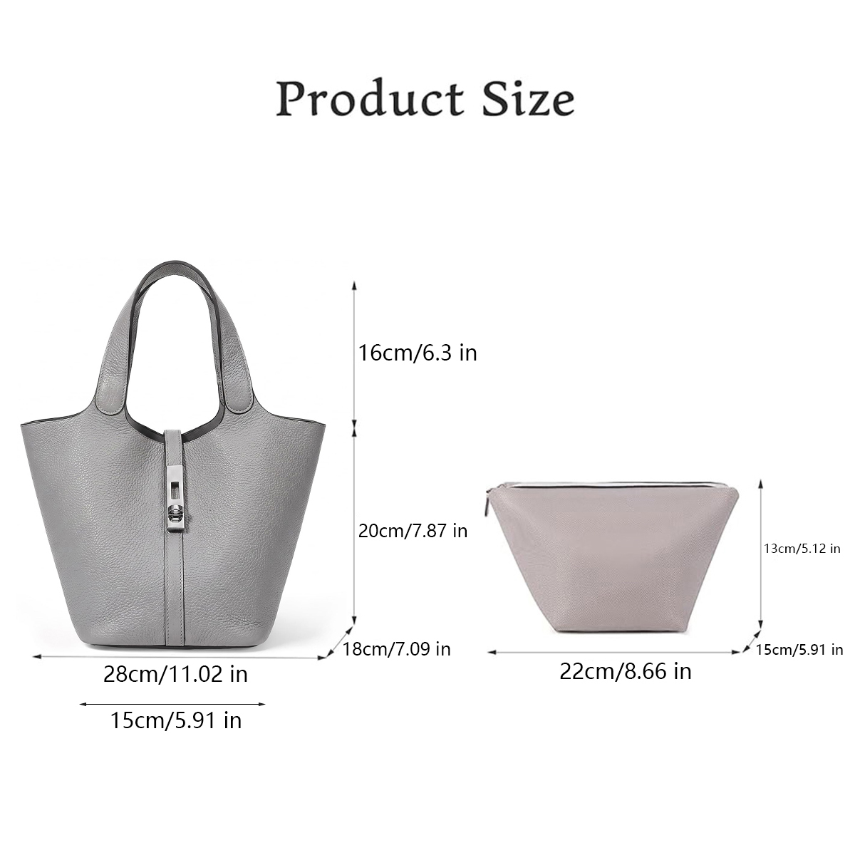 Bucket Bag For Women Tote Purs - Leather Workshop 评论和价格