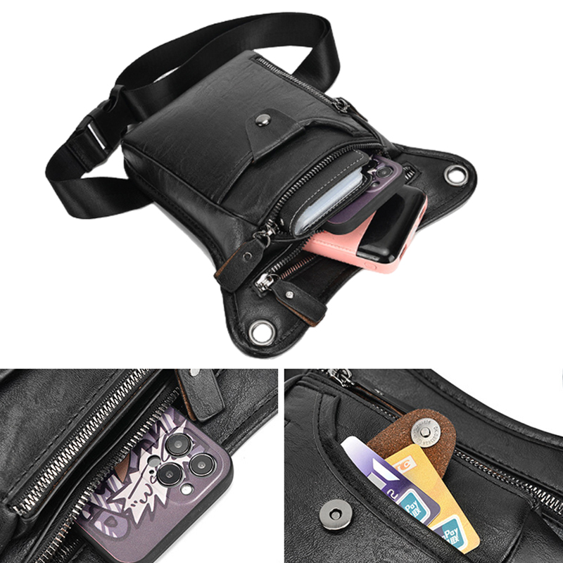 Vintage Pu Leather Waist Pack  - Leatherwork Fasteners 评论和价格