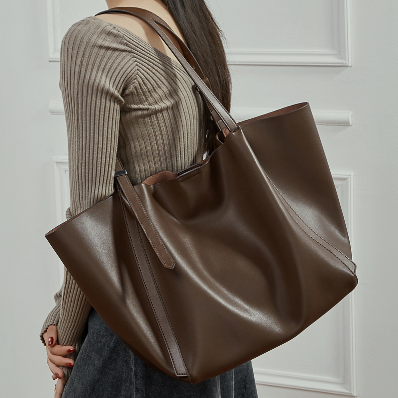 HIFASHION Large Soft Genuine L - Leather Work Handbag 评论和价格