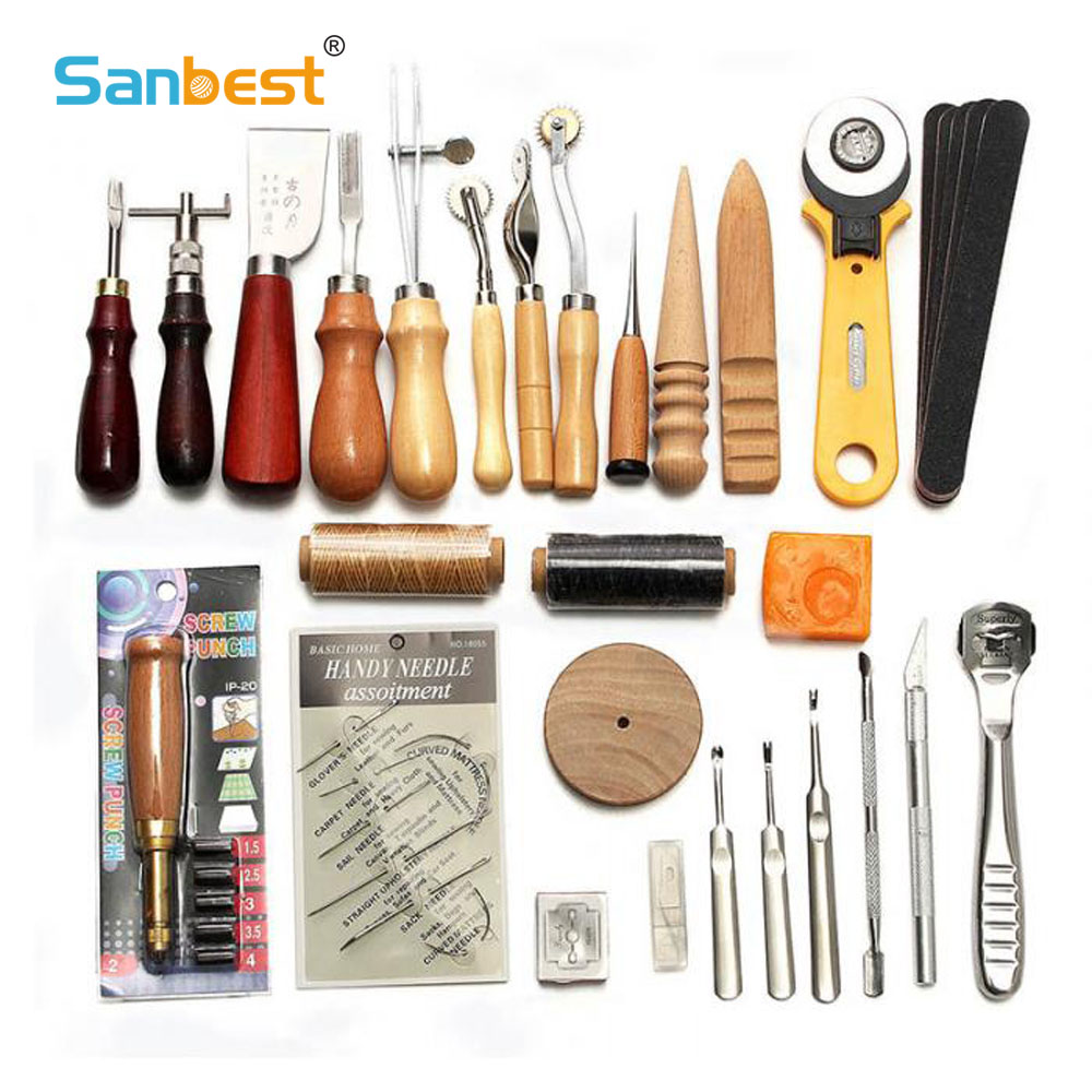 Sanbest Professional Leather C - Groover Stitching Tool 评论和价格