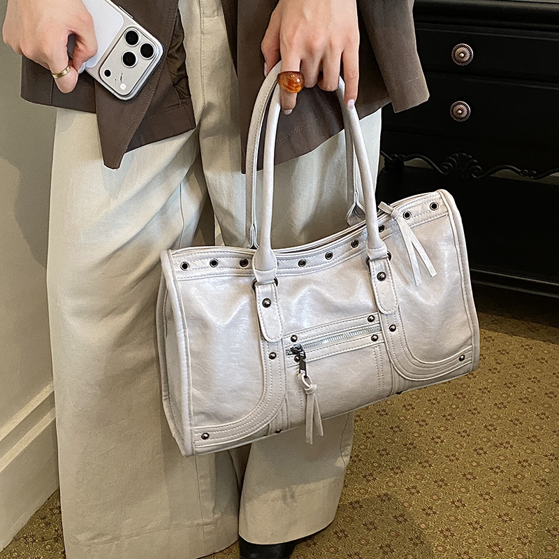 Motorcycle Handbag Retro Women - Leather Workshop 评论和价格