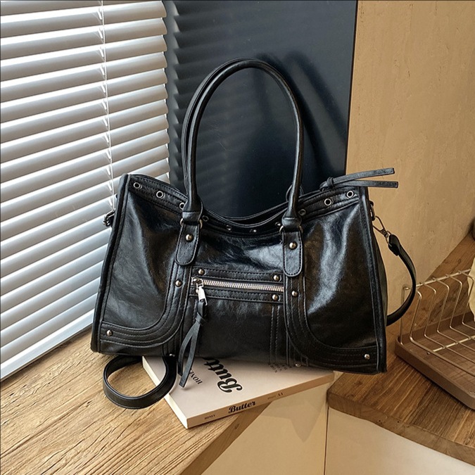 Motorcycle Handbag Retro Women - Leather Workshop 评论和价格