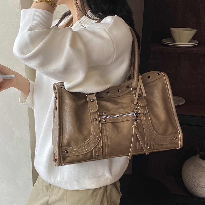 Motorcycle Handbag Retro Women - Leather Workshop 评论和价格
