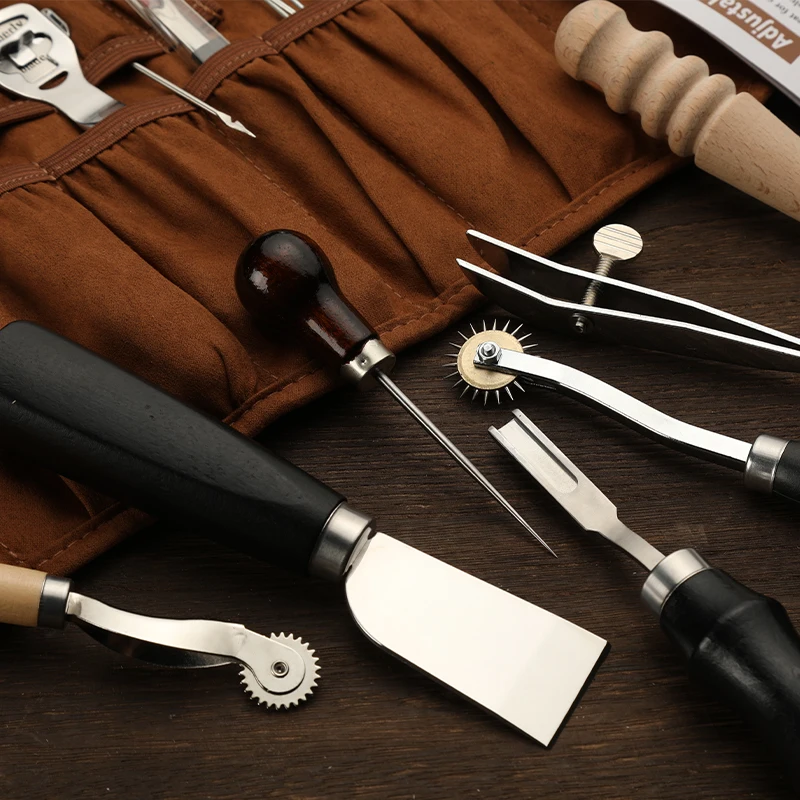 KRABALL Professional Leather C - Groover Stitching Tool 评论和价格
